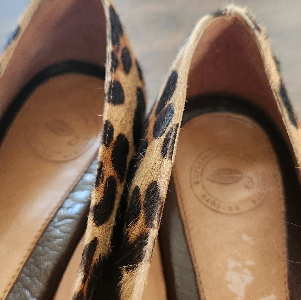 Nurture Leopard print Hair/Leather flats 8.5M NWOT - Picture 5 of 7